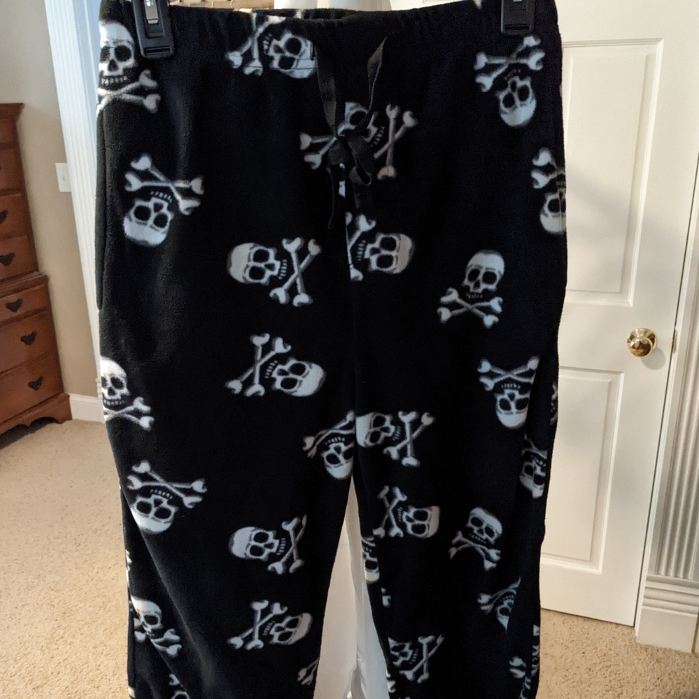 Fleece lounge pants, mens S